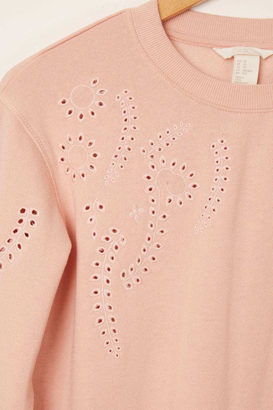 H&M <br> Paisley Pattern Cutout Sweatshirt <br> Size XS
